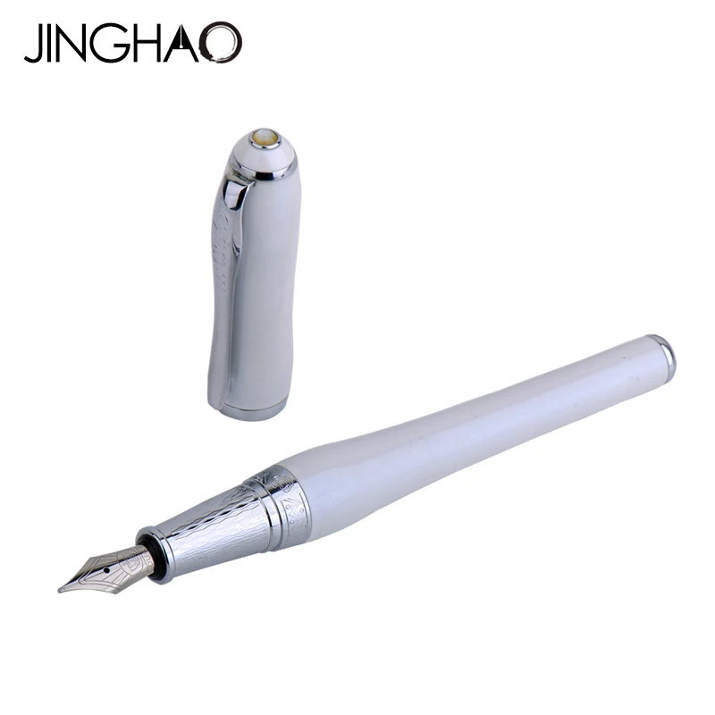 

Exquisite 0.5mm Fountain Pen Duke Silver Clip 7 Colors for Choose Iraurita Nib Lady Ink Pens Stationery with an Original Box
