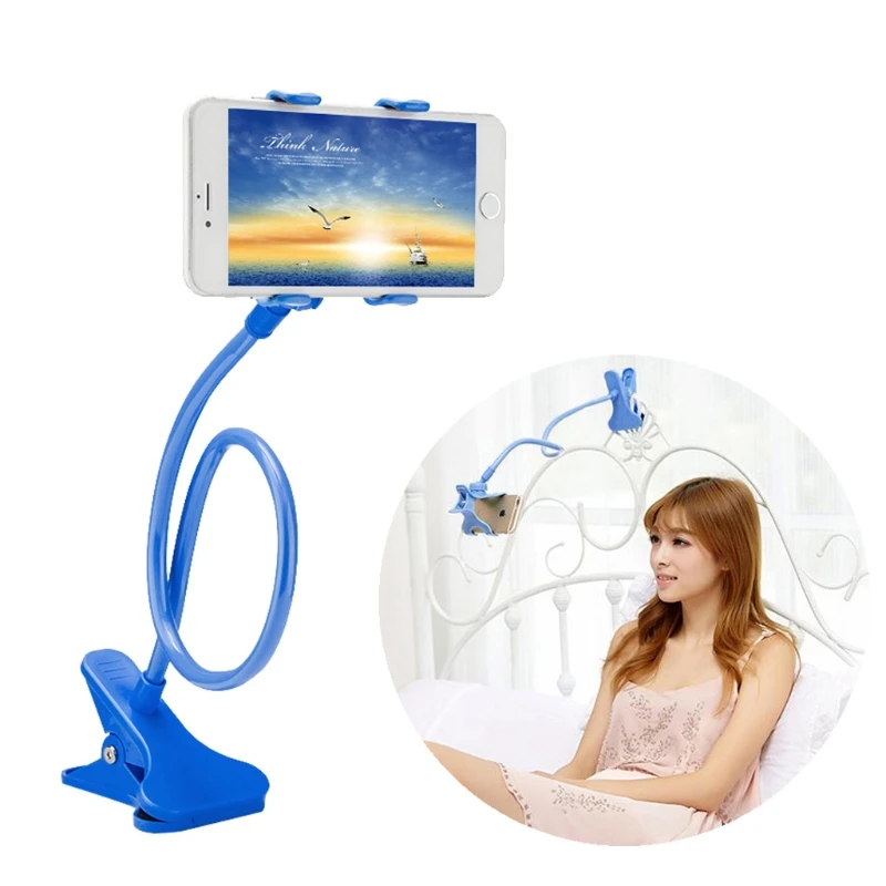 

Lazy Bed Desktop Stand Mount Car Holder 360 Degree Stand Clip For Cell Phone 6 Color Tablet Stands