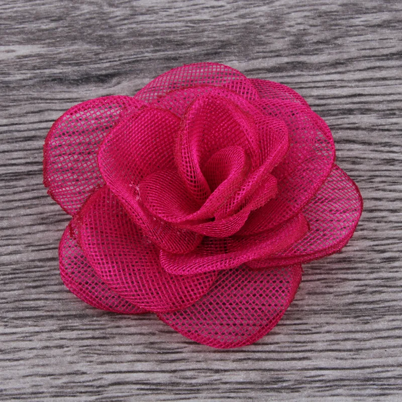 1 шт. многослойная марлевая заколка для волос 14 цветов 3 5 см|hair flower|fabric flowersflowers for
