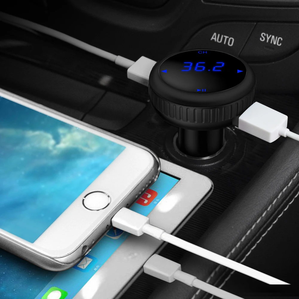 E0008 Bluetooth FM transmitter 4