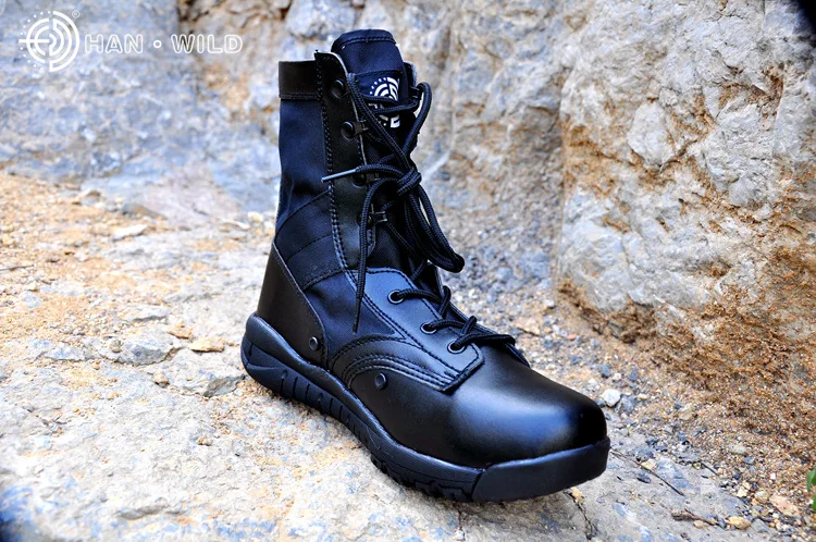 Г., весенние мужские военные ботинки черные дышащие парусиновые ультра-светильник, обувь для пустыни мужские армейские ботинки до лодыжки