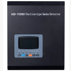 ASD-TC5801 Suction-type Smoke Detector   Air sampling detector with 2 loop  Aspirated smoke detector  with relay output