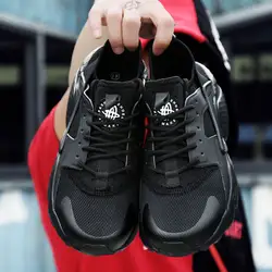 2019 популярные мужские летние дышащие сетчатые повседневные туфли мужские супер легкие спортивные туфли мужские кроссовки zapatillas hombre черные