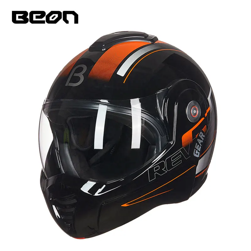 BEON moto rcycle filp up шлем с двойными линзами capacete moto cross casco moto casque moto Винтаж 702 - Цвет: 7