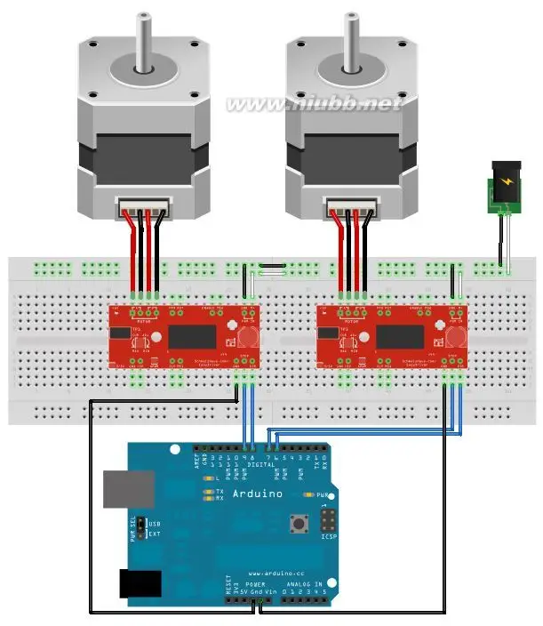 1 шт. A3967 шаговый двигатель EasyDriver Драйвер двигателя V44 для arduino макетная плата 3d принтер A3967 модуль