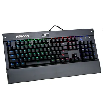 

Professional 104 Keys RGB Mechanical Gaming Esport Keyboard USB Wired Tactile High-speed Suspended Anti-ghosting Blue Switch