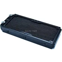 Good 140 pure copper single row of water discharge heat exchanger radiator