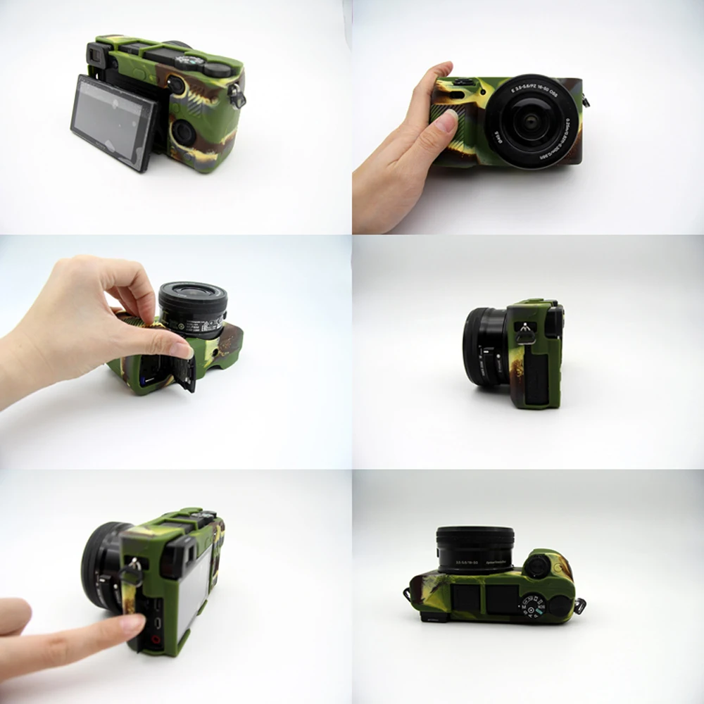 Мягкий силиконовый защитный чехол для камеры Sony A6500 A6300 A6000 A5000 A5100 RX100 III