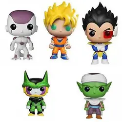 Аниме Рисунок 10 см Dragon Ball Z Супер Saiyan Сон Гоку Nendoroid Вегета сотового Piccolo Frieza ПВХ фигурку Модель dragon Ball