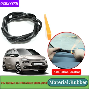 

Car-styling For Citroen C4 PICASSO 2009-2018 Anti-Noise Soundproof Dustproof Car Dashboard Windshield Sealing Strips Accessories
