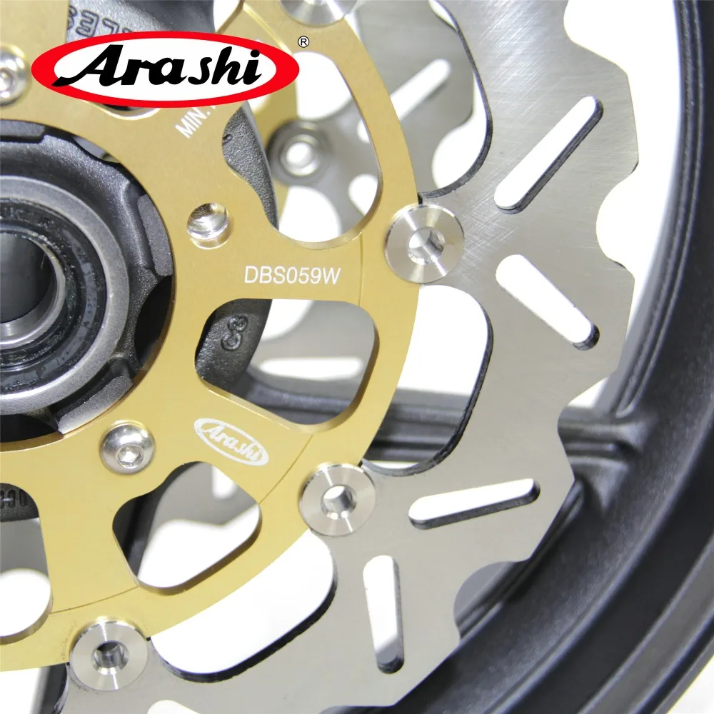 Передний диск тормозного диска Arashi Z750 07 08 для KAWASAKI Z 750 2007 2008 ZX6R ZX10R NINJA матовые