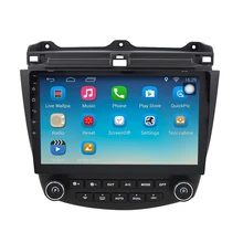 Android 6.1.1 GPS Navigation 10.1 Inch for Honda Accord 7 2003-2007 Car Radio With 1080P Video Bluetooth Support