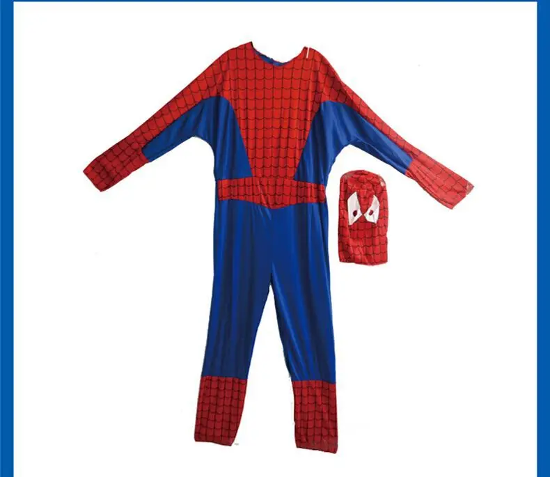 Костюм Человека-паука, 3D принт, для взрослых, лайкра, спандекс, костюм Человека-паука на Хэллоуин, косплей, костюм зентай - Цвет: Красный