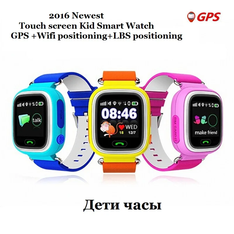 GPS Q90 Baby font b Watches b font Touch Screen WIFI Positioning font b Smart b
