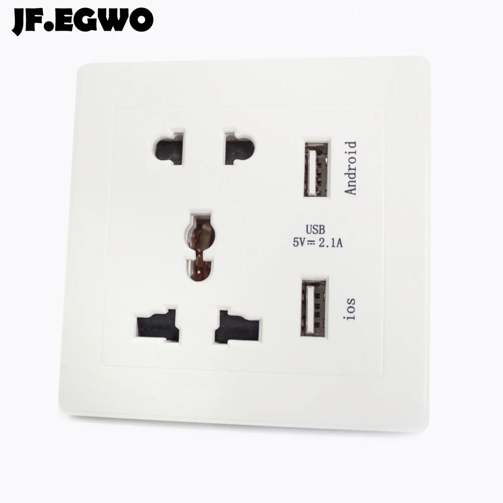 JF. EGWO USB Mur Socket adaptateur secteur prise électrique Cuisine