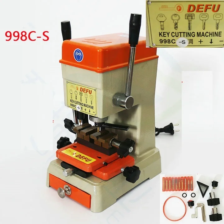 

Vertical Key Cutting Machine DEFU 998C-S Upgraded Version With 368A Multi-Function fixture