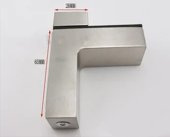 

F Shape Zinc Alloy Glass Clamp Glass Holder Angle Clamp KF532