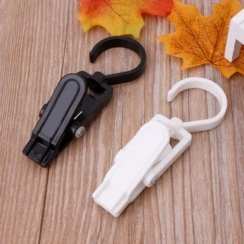 

1Pc Quality Shower Curtain Hooks Clip Socks Folder Movable Shoes Clothes Hanger Strong Grip Home Rack Rails Clip Holder F20