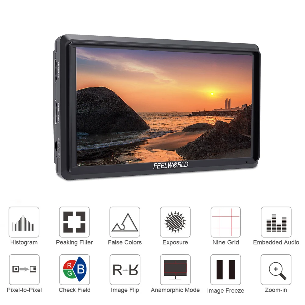 5.5 inch 4K HDMI camera field monitor
