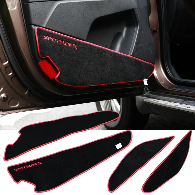 

For Kia Sportage R 2011 2012 2013 2014 2015 Car Door Anti kick Pad Sticker Door Protection Side Edge Pad Interior Decoration Mat