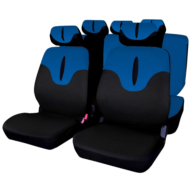 

AUTOYOUTH Auto Car Seat Covers Protector Universal Fit Car Accessories Interior Airbag Compatible Blue Color For Lada Largus
