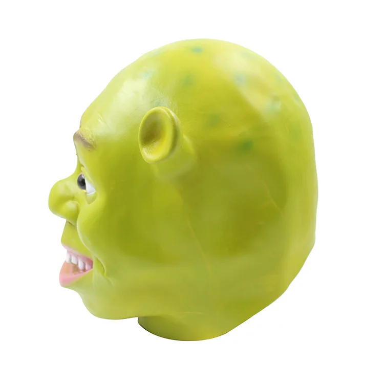 Зеленый Шрек латексные маски фильм косплей реквизит Взрослых Маска животного на вечеринку на Хэллоуин