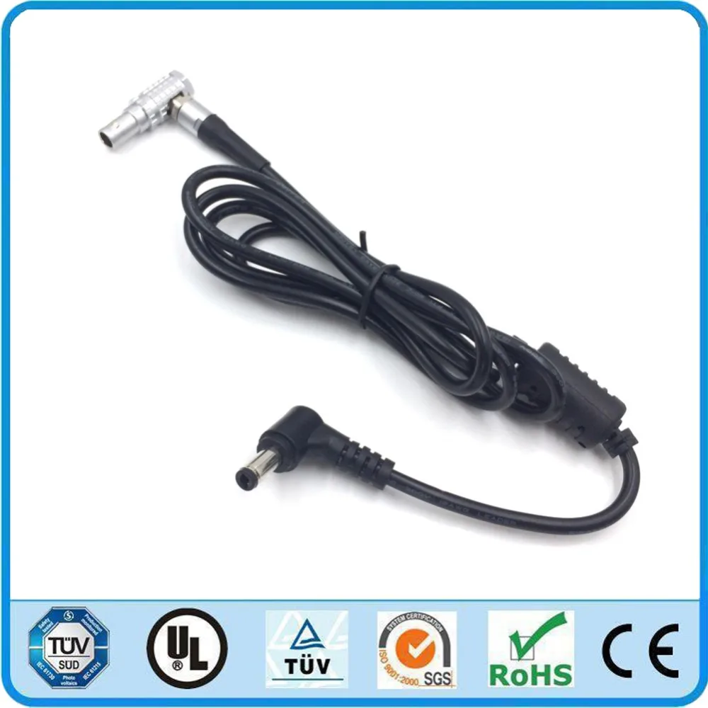 

JTZ DP30 C5 CCUPS LEMO FHG 0B 4 Pin Angled to DC 5.5x 2.1mm for ARRI BMCC BMPCC URSA CANON 5D3 C300 SONY FS7 Power Supply Cable