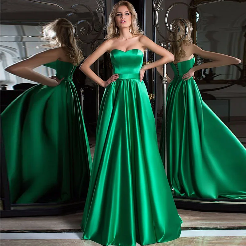 Emerald satin gown 2017 Emerald satin gown 2017