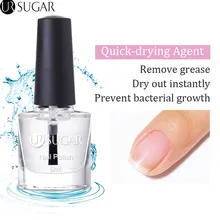 UR SUGAR 6ml Quick-drying Agent Nail Polish Transparent Increase Adhesion Remove Grease Nail Care Lasting Brighten Nail Art Tool