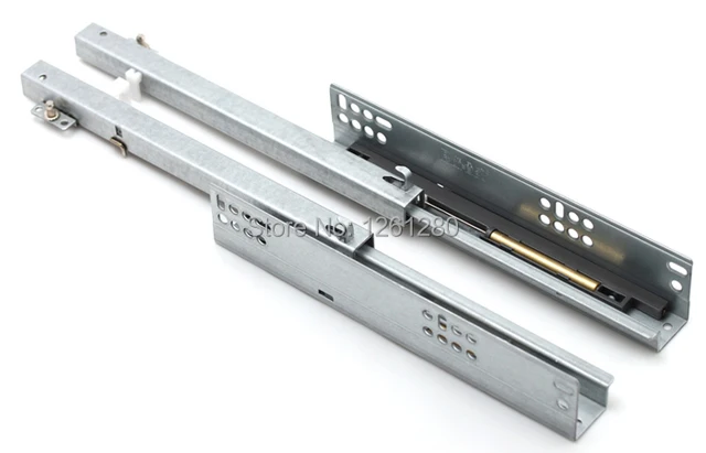 Free Shipping Damp Muted Slides Furniture Hardware Rail Computer