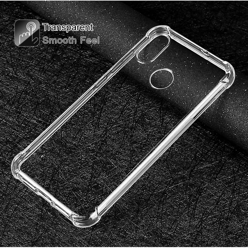 Для Xiaomi Mi8 6 5X 6X 5C 5S note 3 тонкий кристально прозрачный мягкий противоударный чехол Mi