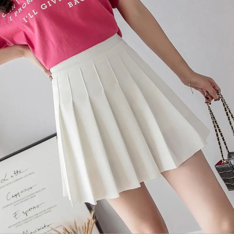 

2019 Spring Summer style Brand Women Skirt Elastic Faldas Ladies Midi Skirts Sexy Girl Mini Short Skirts Women Saia Feminina 351