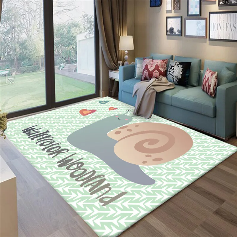 Модный Рисунок мультяшной лисы, детские коврики в скандинавском стиле, домашние ковры для гостиной, детской комнаты, коврики для ползания, tapete tapis - Цвет: SYD-1130
