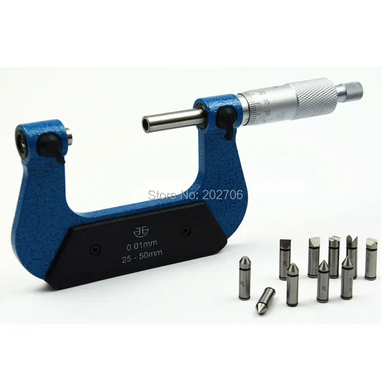 Buy 25 50mm Screw Thread Micrometers thread micrometer