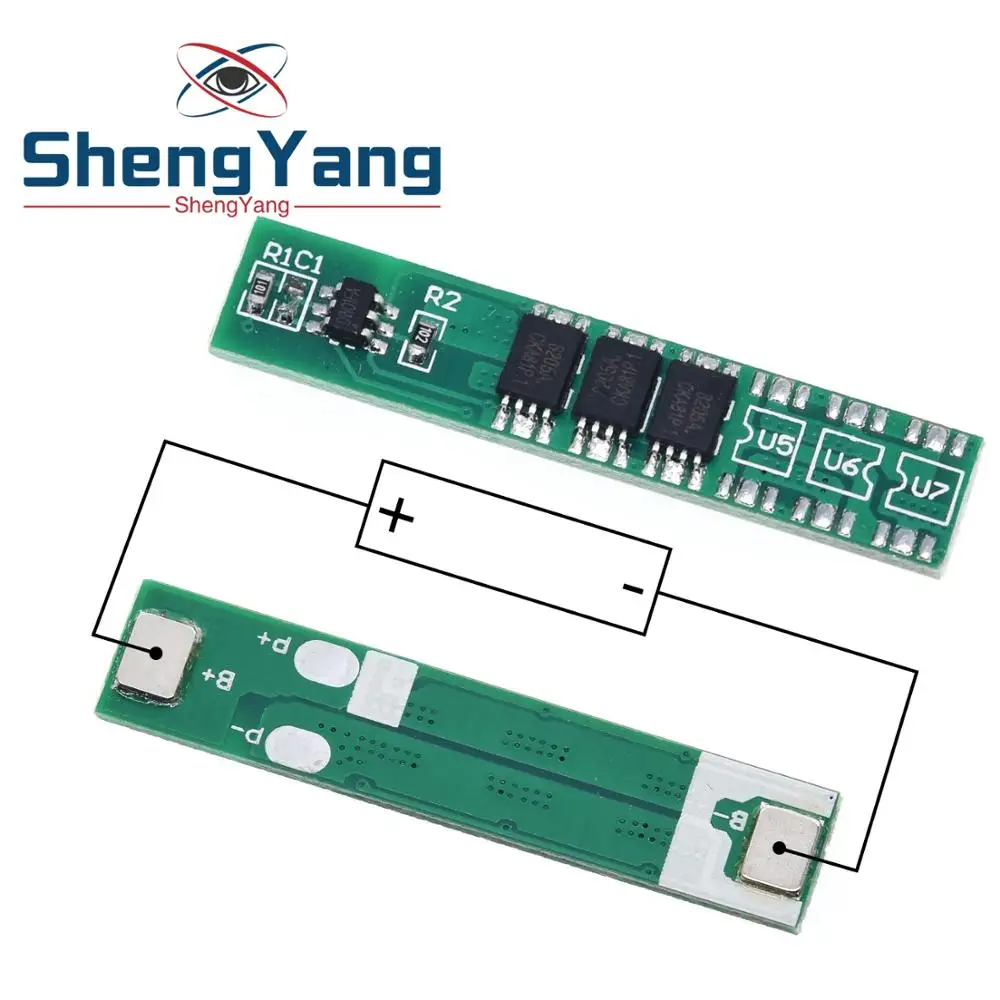 ShengYang 1S 5A 3 7 V Защитная плата для литий ионного аккумулятора BMS PCM pcm