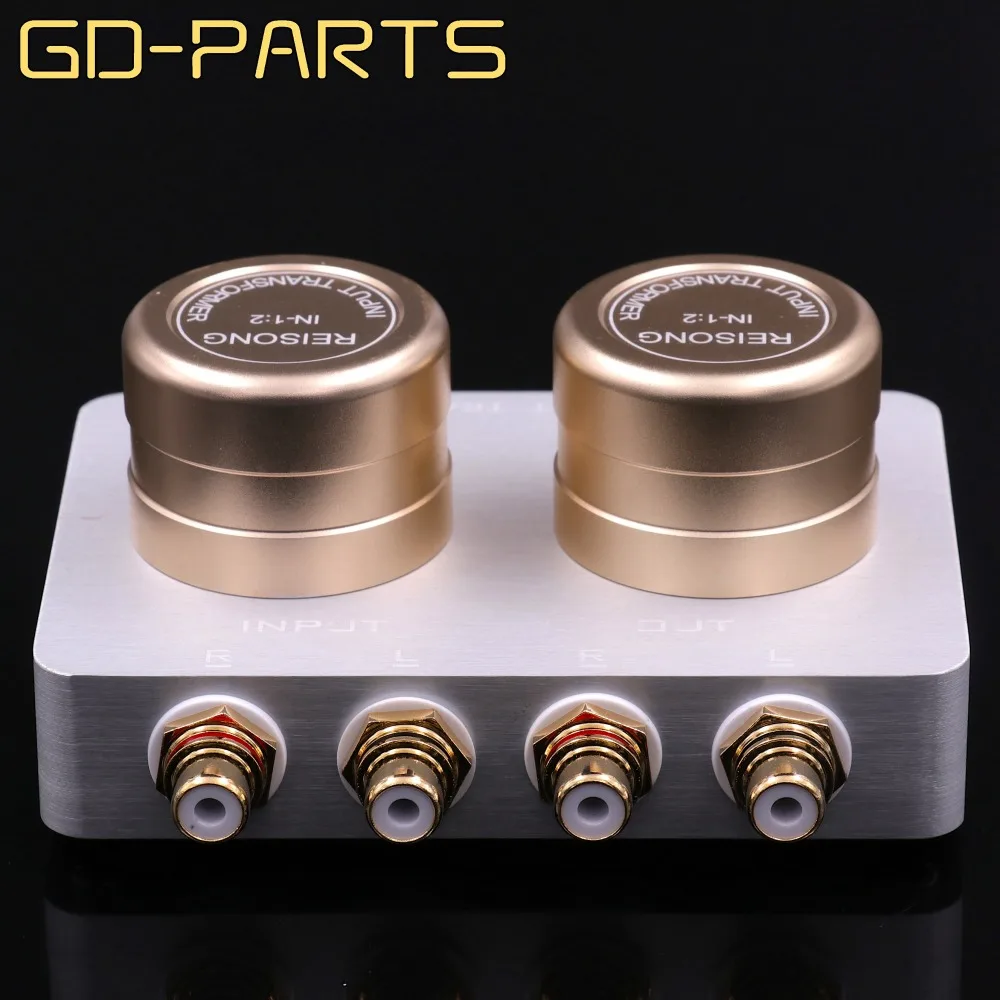 1:2 Audio Signal Step-up Transformer Preamp Passive Adapter For Hifi CD MP4 Player TV Cell Mobile Phone Tube AMP Sound Improve