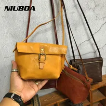Новая женская сумка через плечо из натуральной кожи, Женская Повседневная сумка через плечо, мини Весенняя популярная женская сумка-мессенджер из воловьей кожи