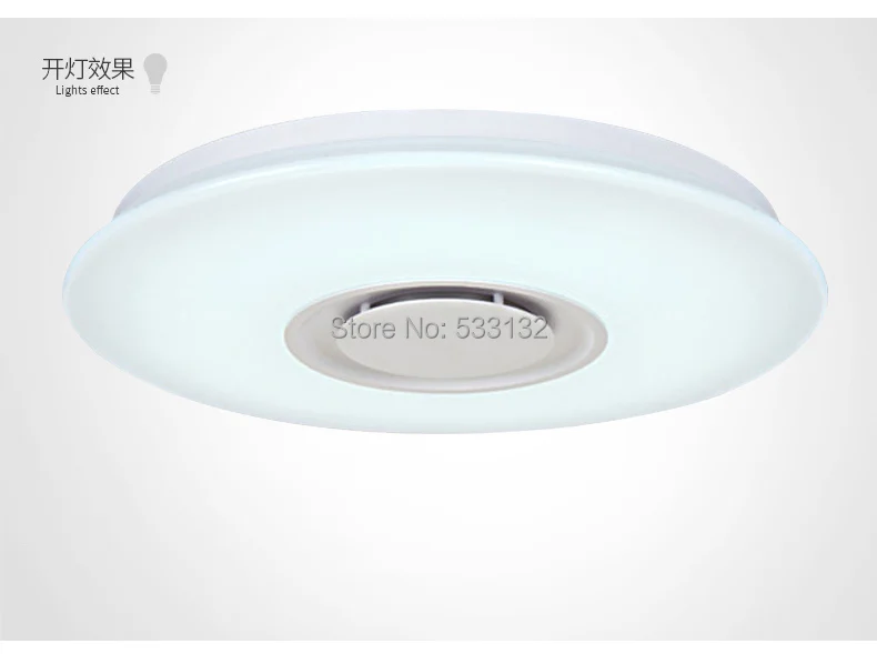 

Remote control Musical Smart LED lighting Bluetooth speaker Moble APP control Blue tooth music ceiling light lanterna luminaria