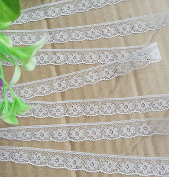 

Width 12mm 30yards Embroidered Net Lace Trim fabric Garment ribbon headband wedding party decoration gift DIY Accessories GH-564