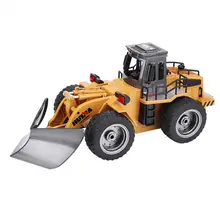 Электрические RC грузовик с устройство дистанционного управления на батарейках магистрали 1:18 2,4G 6CH RC инженерных грузовик игрушка с USB кабелем