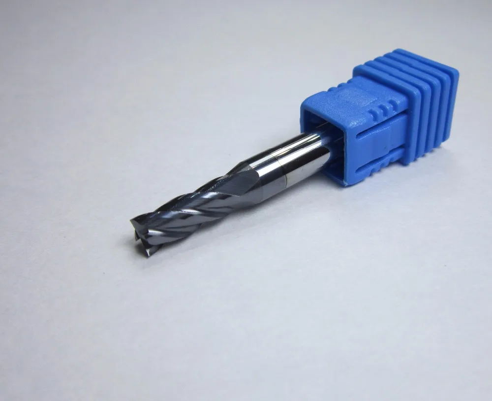 5 Frese 2mm 4 Flutes ø 4mm Tungsten Carbide End Mill Cutter HRC55 AlTiN CNC