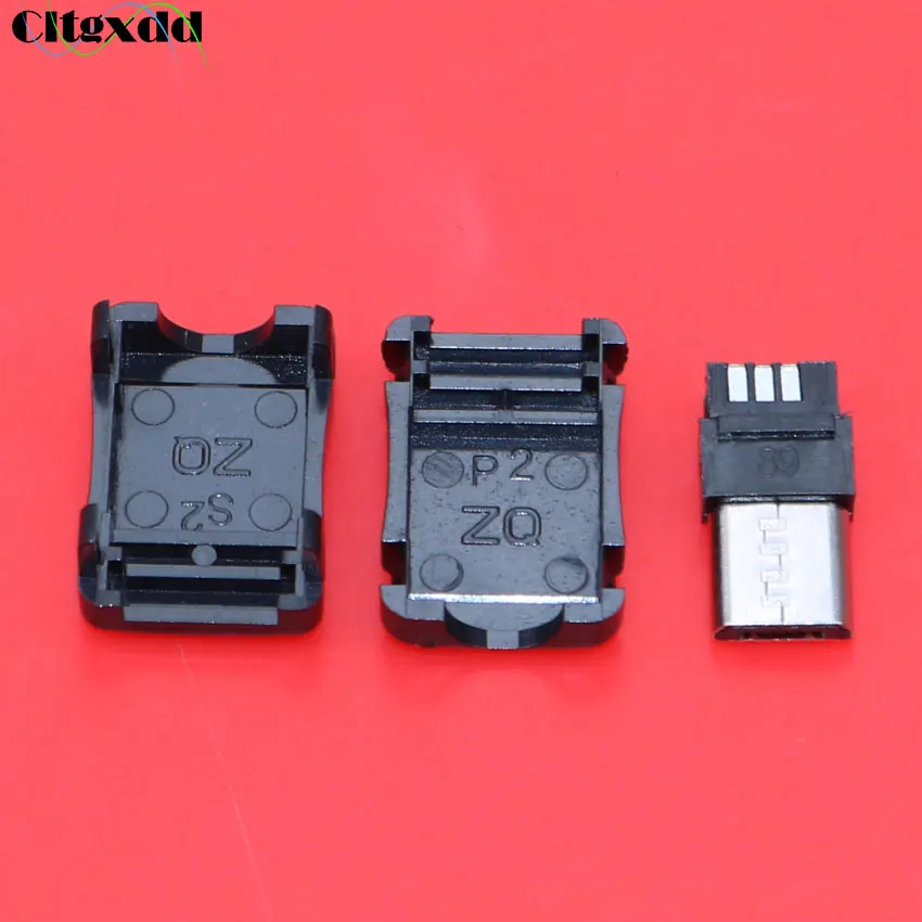 Cltgxdd 2 шт. Micro USB разъем 5 pin V8 Порт штекер с пластиковой крышкой для видов