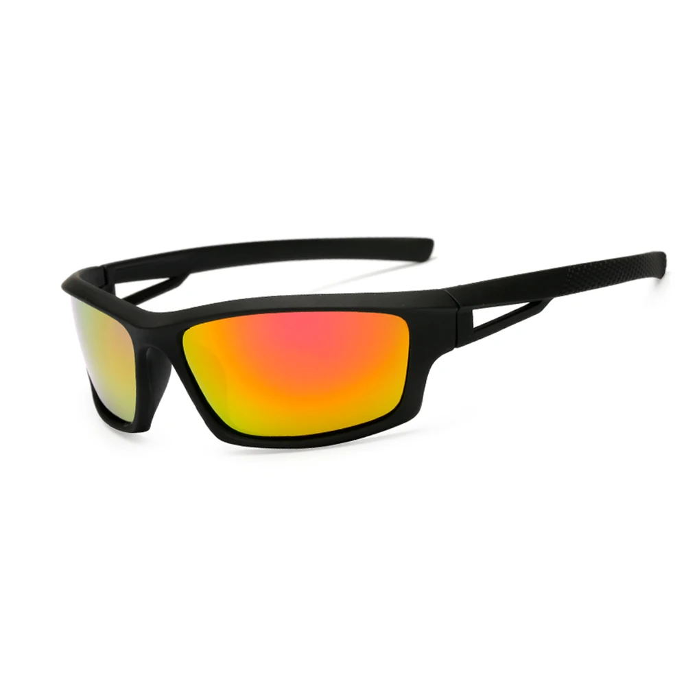 AIELBRO мужские и женские легкие поляризованные солнцезащитные очки для велоспорта, спортивные очки для рыбалки, альпинизма, пешего туризма, бега, лыжного спорта, велосипедные очки - Цвет: C05 SandBlack Red