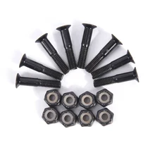 Двойной Рокер части винты мужской женский скейтборд резиновая прокладка черный Жесткий диск болты скейтборд части