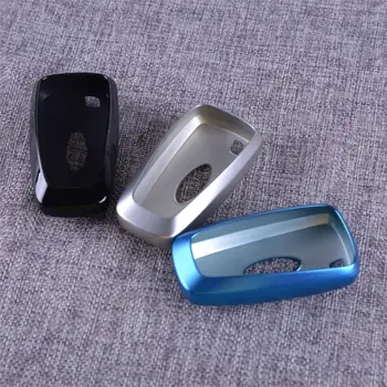 

DWCX Black Silver Blue TPU Car Key Remote Key Shell Cover Fob Case Fit For Ford Fusion Mustang Edge Ecosport F-150 F-250 2019