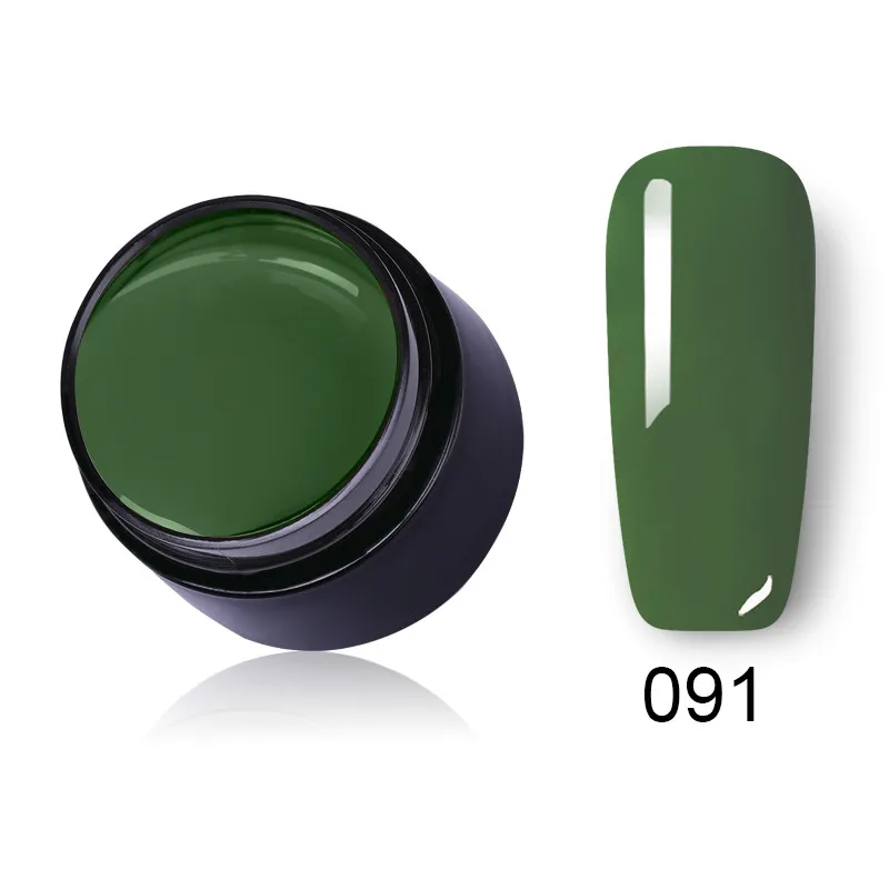 LEMOOC чистая краска гель лак es паук основа гель для ногтей лак Полупостоянный УФ-гель для ногтей 5 мл замачиваемый УФ гель лак - Цвет: 091