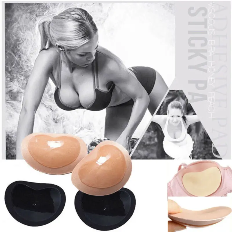 

1 Pair Bra Pad Reusable Self Adhesive Silicone Bra Breast Pad Pasties Petal Chest Stickers Nipple Cover Invisible Intimates