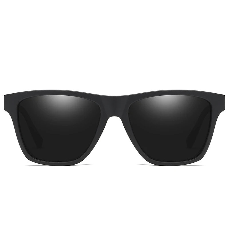 KDEAM небьющиеся TR90 поляризационные мужские Ультра-светильник, дизайнерские солнцезащитные очки для вождения автомобиля, спортивные очки с жестким чехлом, чехол
