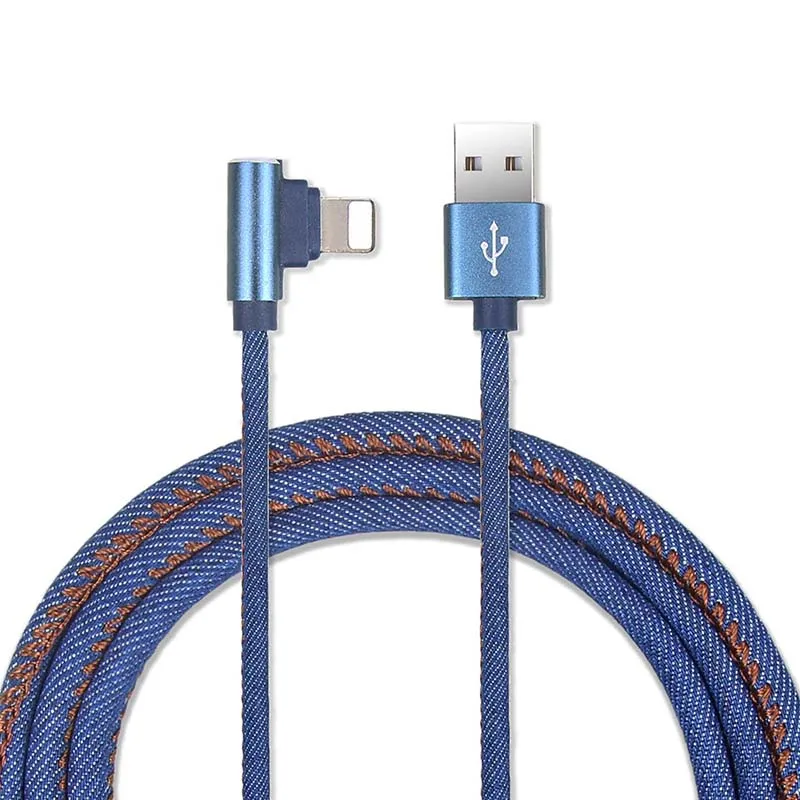 FDBRO درجة كابل يو اس بي ل فون المصغّر usb نوع C شحن شاحن L الكوع الهاتف البيانات رمز ل فون X 8 7 زائد سامسونج غالاكسي