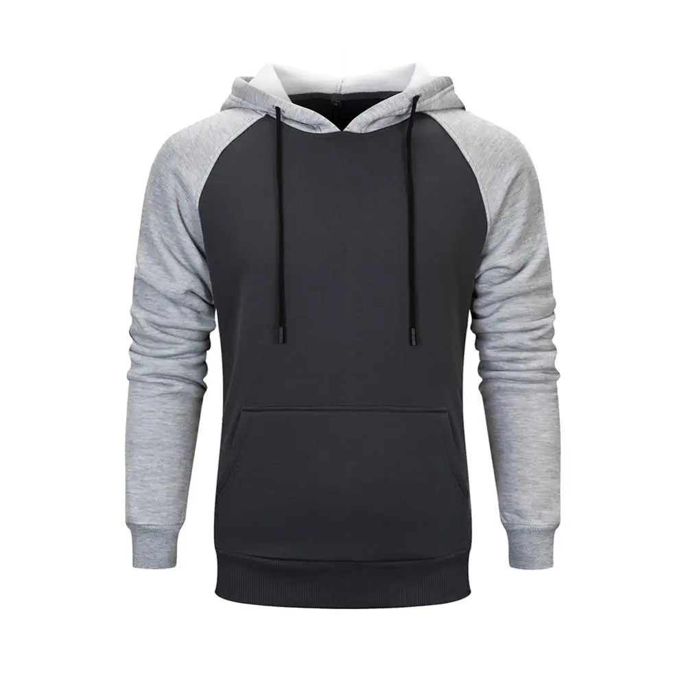 

Men Solid Hoodies Casual Hip Hop Streetwear Male Loose Hooded Sweatshirts 2019 Autumn Fleece Men's Sportswear Pullover Tracksuit